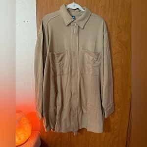 NWT WOMENS OLD NAVY FLEECE SHACKET